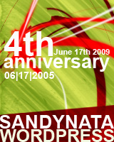 4th anniversary - sandynata.wordpress.com